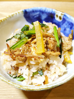 【学校給食】小松菜入り★キムたくごはん-レシピのメイン写真