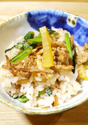 【学校給食】小松菜入り★キムたくごはん-レシピのメイン写真