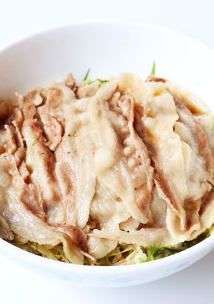 豚肉と野菜のレンジ蒸し-レシピのメイン写真