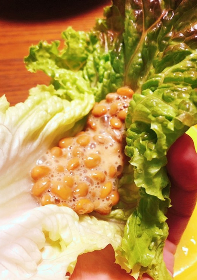 【簡単おつまみ】納豆のレタス巻き-レシピのメイン写真