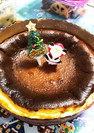 簡単バスク風チーズケーキ-レシピのメイン写真