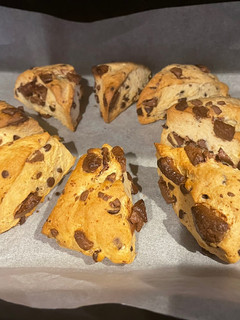 チョコだくスコーン-レシピのメイン写真