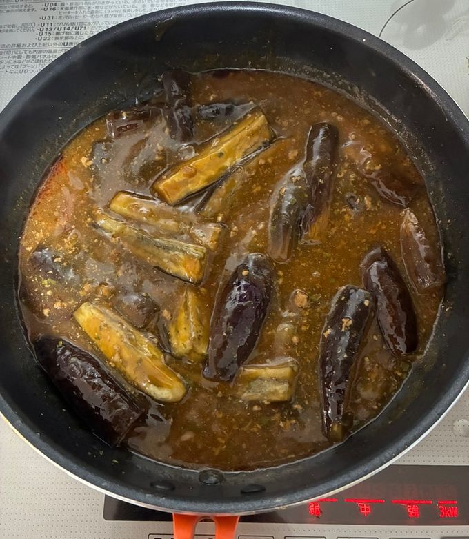 我家の簡単麻婆茄子-レシピのメイン写真
