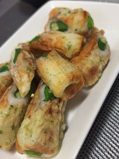 簡単✨️【ちくわとオクラの磯辺揚げ】-レシピのメイン写真