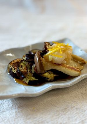 茄子とエリンギのおろし柚子ポン酢-レシピのメイン写真