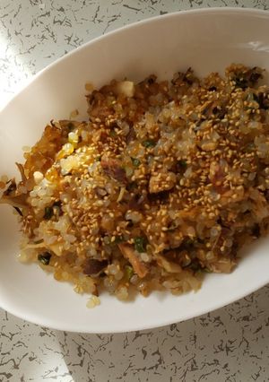 超簡単！鯖缶で和風こんにゃく米チャーハン-レシピのメイン写真