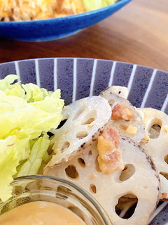 レンコンのごまドレッシング和え-レシピのメイン写真