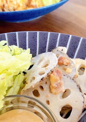 レンコンのごまドレッシング和え-レシピのメイン写真