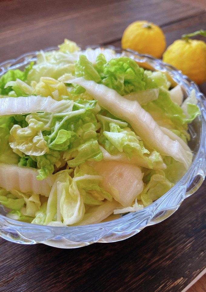さっぱり旨塩☆ゆず風味の白菜サラダ-レシピのメイン写真