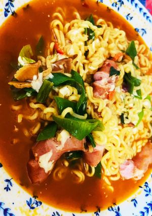 チーズin辛ラーメン-レシピのメイン写真