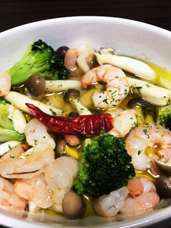 レンジでアヒージョ-レシピのメイン写真