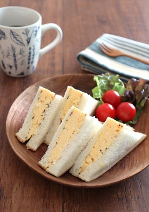 シンプルが美味しい♪ふんわり絶品卵サンド-レシピのメイン写真