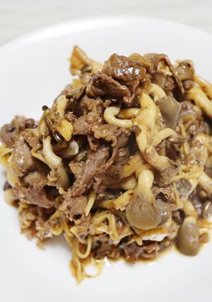 美山しめじと牛のしぐれ煮【ＪＡ福井県】-レシピのメイン写真