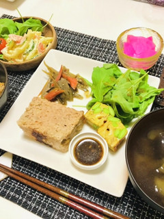 ♬たこ飯・ミートローフで夕飯献立♬-レシピのメイン写真