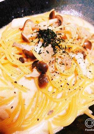 ズボラ♪市販パスタソースdeスープパスタ-レシピのメイン写真