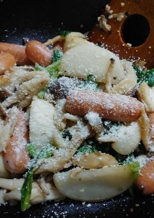 かぶきのこガーリックバター(簡単)-レシピのメイン写真