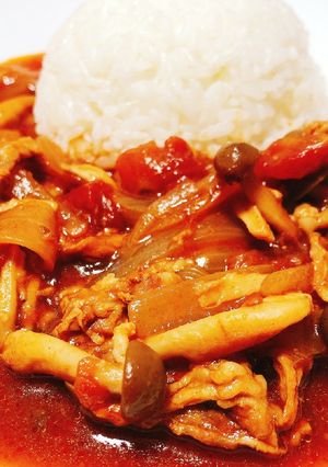 無水調理!きのこたっぷりハヤシライス-レシピのメイン写真