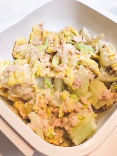 白菜とツナのサラダ-レシピのメイン写真