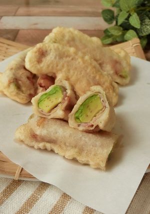 アボカドの生ハム巻き天ぷら-レシピのメイン写真