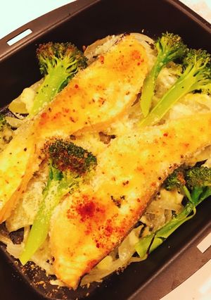 グリルパンで簡単鮭のパン粉焼き-レシピのメイン写真