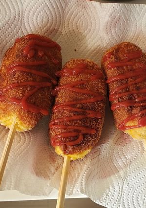 かぼちゃと豆腐入りチーズハットグ-レシピのメイン写真