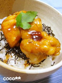 簡単どんぶり☆鶏の照り焼き丼-レシピのメイン写真