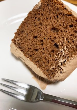チョココアシフォンケーキ-レシピのメイン写真