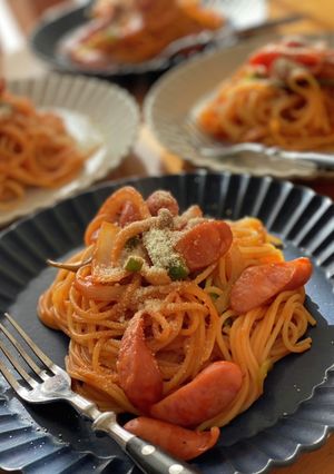 喫茶店のナポリタン-レシピのメイン写真
