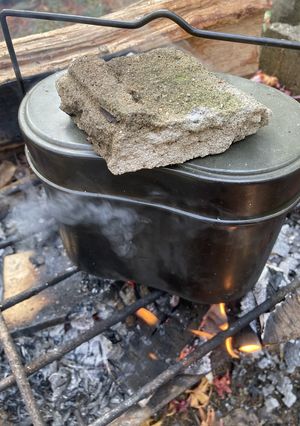 簡単 飯盒炊飯でご飯を炊く-レシピのメイン写真