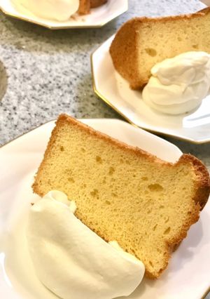 ほわんほわんなシフォンケーキ-レシピのメイン写真
