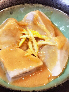 簡単♡お惣菜♡里芋の柚子味噌がけ-レシピのメイン写真