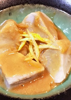 簡単♡お惣菜♡里芋の柚子味噌がけ-レシピのメイン写真