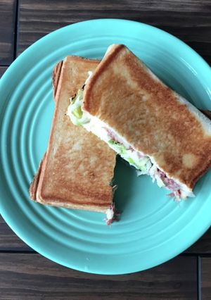 カリカリ！コンビーフのホットサンド-レシピのメイン写真