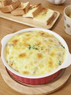 鮭とほうれん草玉ねぎのドリア-レシピのメイン写真
