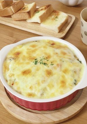鮭とほうれん草玉ねぎのドリア-レシピのメイン写真