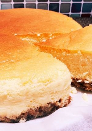 簡単チーズスフレケーキ-レシピのメイン写真