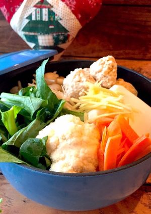 鶏団子と豆腐 白だし生姜鍋-レシピのメイン写真