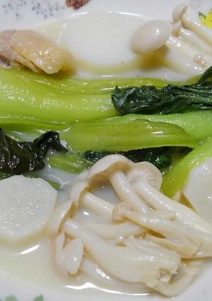 レクチンフリーチンゲン菜のクリーム煮-レシピのメイン写真