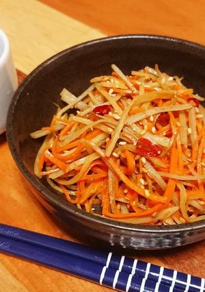 簡単つくおき☆大人のピリ辛きんぴらごぼう-レシピのメイン写真