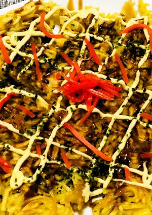 残った焼きそば麺で！和風★お好み焼き-レシピのメイン写真