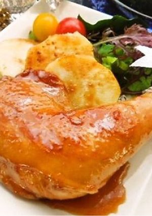 簡単！フライパンで☆ローストチキンレッグ-レシピのメイン写真