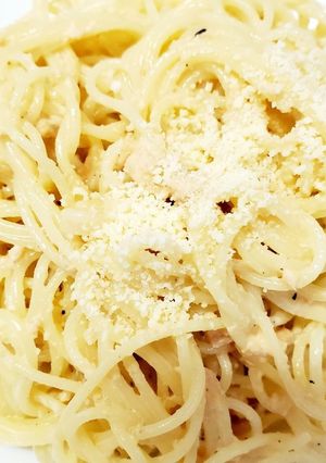 家にあるものだけで★簡単鮭クリームパスタ-レシピのメイン写真