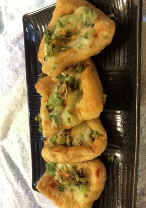 糖質オフ！油揚げのチーズ焼き-レシピのメイン写真