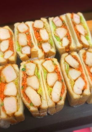 萌え断〜レッドホットチキンサンド-レシピのメイン写真