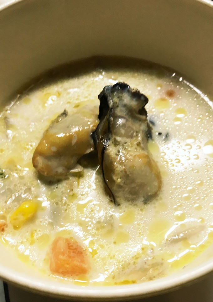 冷食で簡単！牡蠣のミルクスープ-レシピのメイン写真