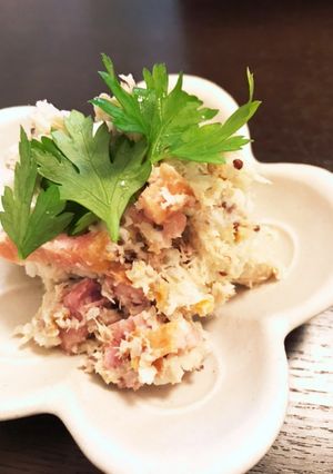 アンチョビ香る里芋サラダ-レシピのメイン写真