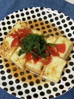 厚揚げのトマト香味だれがけ-レシピのメイン写真