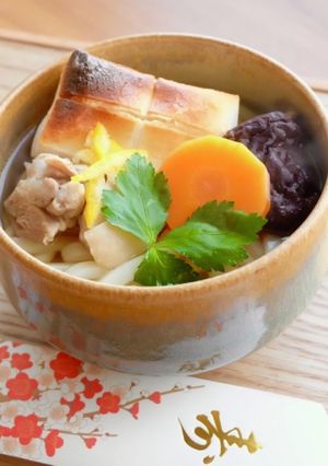 【簡単】お雑煮で年明けうどん-レシピのメイン写真