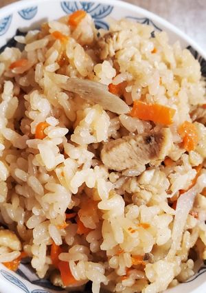 最強コンビ★鶏ごぼう炊き込みご飯★-レシピのメイン写真