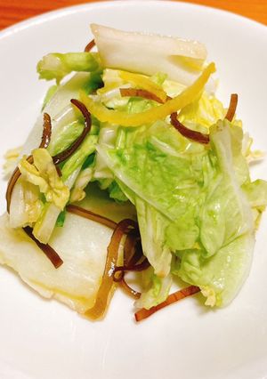 白菜と塩昆布のサラダ-レシピのメイン写真